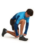 Pánské merino ponožky ICEBREAKER Mens Multisport Light Micro, Flint Blue/Cumin/Porcini velikost: 42-44 (M)