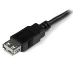 StarTech / Prodlužovací kabel USB-A M/F / USB 2.0 / 15 cm / černá (USBEXTAA6IN)