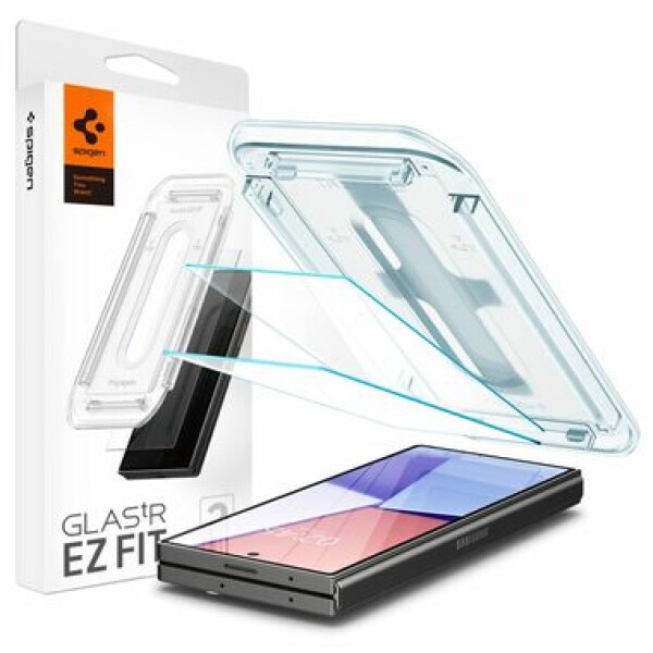 Spigen Glass tR EZ Fit Cover 2 Pack ochranné sklo s aplikačním nástrojem pro Samsung Galaxy Z Fold6 / 2ks (AGL07969)