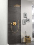 GROHE - Rainshower Cosmopolitan Hlavová sprcha Cosmopolitan 310 s ramenem 38 cm, 1 proud, kartáčovaný Cool Sunrise 26066GN0