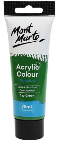 Mont Marte akrylová barva 75 ml trávově zelená (Sap Green)