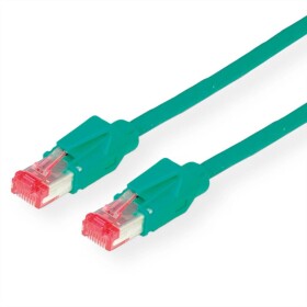 Secomp 21.05.0153 RJ45 síťové kabely, propojovací kabely CAT 6 S/FTP 15.00 m zelená dvoužilový stíněný, bez halogenů, samozhášecí 1 ks