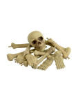Sada kostí s lebkou halloweenská rekvizita