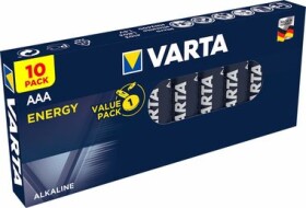 Varta Energy Baterie AAA / 1.5V / alkalická / 10 ks / v boxu (4103229410)