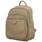 Trendy dámský koženkový kabelko-batoh Anizia, khaki
