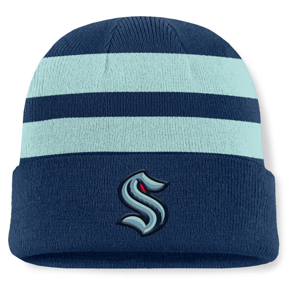 Fanatics Pánská zimní čepice Seattle Kraken NHL Swipe Cuffed Beanie