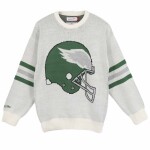 Mitchell & Ness Pánská mikina Philadelphia Eagles NFL Retro Helmet Crew Sweater Velikost: 2XL
