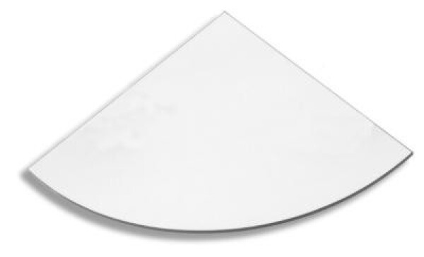 NOVASERVIS - Sklo poličky rohové Metalia 3 čiré 6358,X