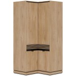 Rohová skříň Ferro FE13 dub crem torro