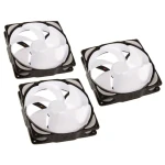 Noiseblocker NB-eLoop Fan B12-2 bílá 3ks / 120mm / 16.7 dB @ 1300 RPM / 51.15 CFM / 3-Pin (LUBU-031)