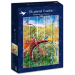 BLUEBIRD Puzzle Modří ptáčci na kole