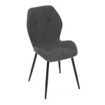 Jídelní židle, šedá, látka, CT-285 GREY2