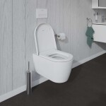 DURAVIT - ME by Starck Závěsné WC, HygieneGlaze, WonderGliss, matná bílá 252809AC00