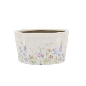 Chic Antique Obal na květiny Papillon Ø 16,5 cm, multi barva, keramika