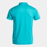 Pánské polo tričko Joma Polo Shirt Hobby S/S Fluor Turquoise Velikost: L