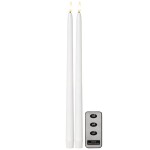 Star trading LED svíčka FLAMME SLIM BAL/2ks V.38cm bílá