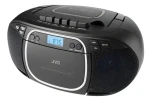 JVC RC-E451B černá / Přenosný přehrávač / CD / Kazeta / FM / Bluetooth / USB / 3,2 W (RC-E451B)