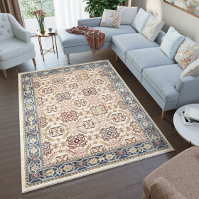DumDekorace Krémový orientální koberec v marockém stylu