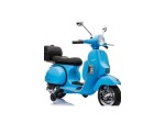 Mamido Dětský elektrický skútr Vespa modrá