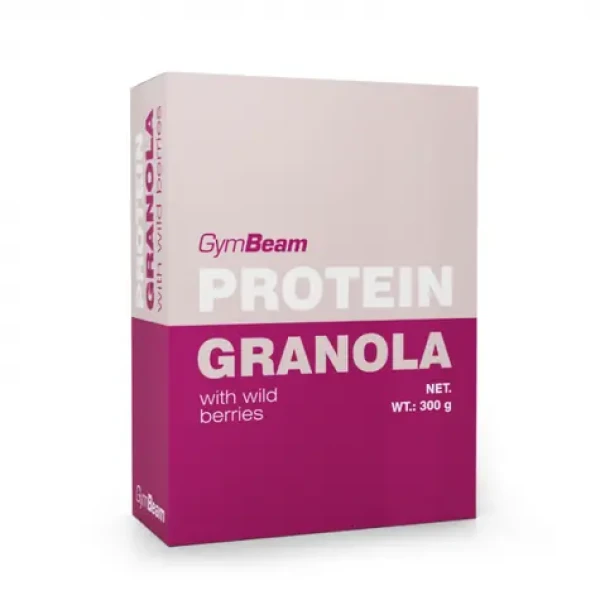 Proteinová granola s lesním ovocem - GymBeam (300 g) (58693-1-300g)