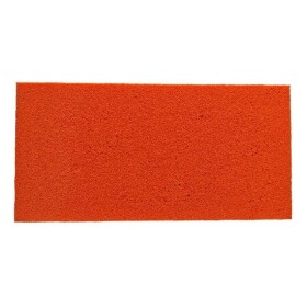 Náhradní povrch houba velmi jemná, 280 x 140 x 18 mm, oranžová