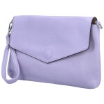 Stylová dámská koženková crossbody kabelka Loren, fialová