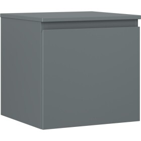 MEXEN/S - Orio koupelnová skříňka pod umyvadlo 50 cm s deskou, 1 šuplík, grafit mat 91A10-05047-1-BFC66