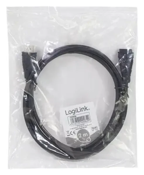 LogiLink CH0056 černá / Prodlužovací kabel HDMI / HDMI-A (M) - HDMI-A (F) / 2 m / High Speed / 4K (CH0056)