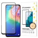 Wozinsky Full Glue tvrzené sklo s rámečkem pro TCL 20 5G černé / Ochranné sklo / Case Friendly