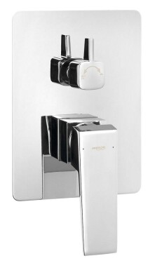 AQUALINE - RITMO podomítková sprchová baterie, box, 2 výstupy, chrom RT042