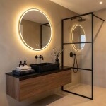 REA - Zrcadlo LED 70cm MMJ HOM-02502