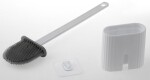 AQUALINE - WC silikonová štětka závěsná/na postavení, bílá TF010