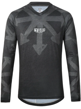 Dres MTB CYCOLOGY Chaos, pánský, dlouhý rukáv (Motiv Chaos, velikost M)
