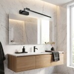 Koupelnové nástěnné LED svítidlo SWE035-1W 60cm BLACK OSW-20135