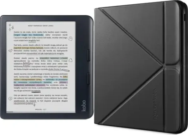 Kobo Libra Colour + SleepCover pouzdro / Čtečka e-knih / 7" / E-ink / 32GB / Wi-Fi / BT (M-9068964)