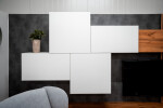 Nábytek Mikulík Obývací stěna CUBE č. 11 horní výklopná závěsná skříňka š. 120 cm MIK-279367311