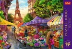 TREFL Puzzle Premium Plus Tea Time: Květinový trh