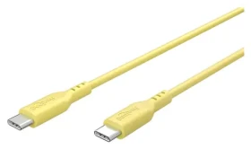 Goobay žlutá / Kabel USB-C / silikonový / 1,5 m (77742)
