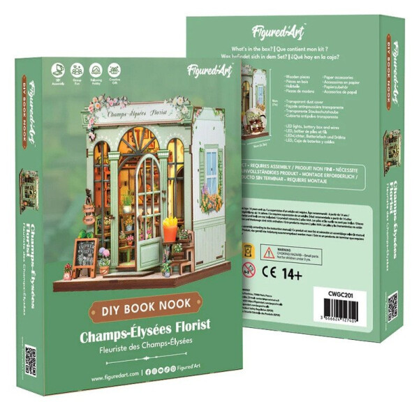 Book Nook sada - Květinářství na Champs-Élysées