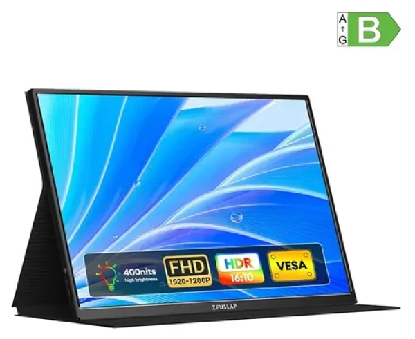 16" Zeuslap P16 / Přenosný monitor / IPS / WUXGA 1920 x 1200 / 120 Hz / USB-C / mini HDMI (P16 120hz)