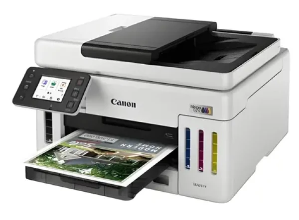 Canon MAXIFY GX6150 šedá / Inkoustová multifunkce / A4 / 600x1200 / Wi-Fi / LAN / USB / Duplex / Fax (6882C006)