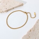 ELENYS Classic Chain 3 mm – pozlacený náramek 18K žluté zlato Délka náramku: 20+6 cm / max. 26 cm