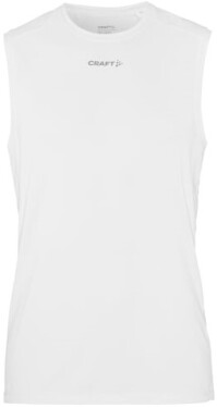 Craft ADV Essence SL TEE 2 M 1914794-900000 Bílá - Běžecké tričko CRAFT ADV Essence SL 2 - bílá Velikost textilu: XL