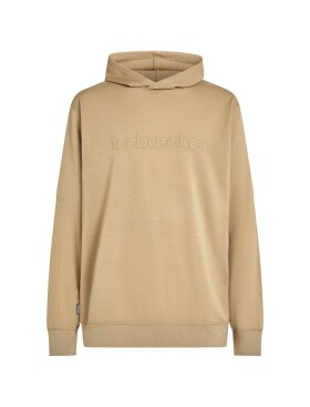 ICEBREAKER Mens Merino 360 RealFleece Elemental LS Hood, Cumin (vzorek) velikost: M