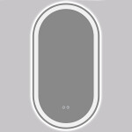 CERANO - Koupelnové LED zrcadlo Ayvo - 50x100 CER-8050BD79950