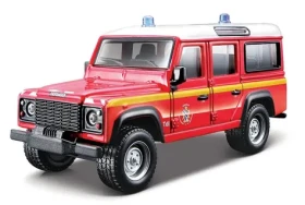 Bburago EMERGENCY Vozidlo záchranné služby - Land Rover Defender 110