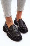 Dámské mokasíny s černým páskem Flanila 40