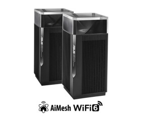 ASUS ZenWiFi Pro ET12 2-pack Wireless AXE11000 Tri-band Mesh WiFi 6E System, 2.5G WAN/LAN EDF_151704