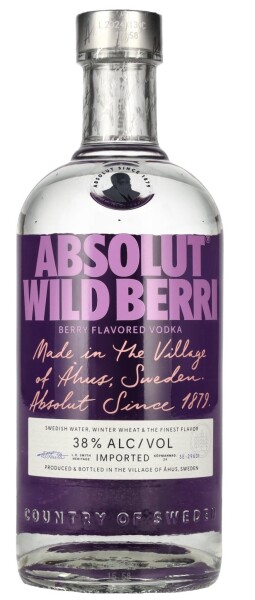 Absolut Wild Berri Vodka 0,7L, 38%