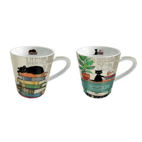 Hrnek Espresso set 2 ks - Kočky domácí (BUG ART KIUB)